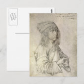 Zelfportret op leeftijd 13 door Albrecht Durer Briefkaart (Voorkant / Achterkant)