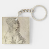Zelfportret op leeftijd 13 door Albrecht Durer Sleutelhanger (Achterkant)
