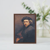 Zelfportret, op Rembrandt (beste kwaliteit) Briefkaart (Staand voorkant)