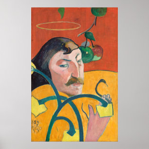 Zelfportret - Paul Gauguin Fine Art Poster