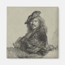 Zelfportret-Rembrandt Harmenszoon van Rijn Magneet