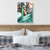Zelfportret | Tamara De Lempicka | Canvas Afdruk (Insitu (Slaapkamer))
