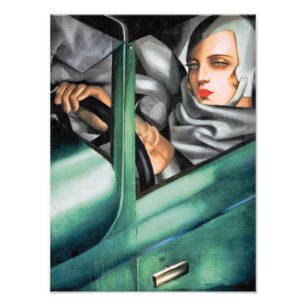Zelfportret Tamara De Lempicka Foto Afdruk