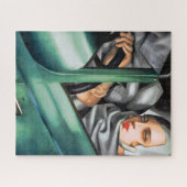 Zelfportret | Tamara De Lempicka | Legpuzzel (Horizontaal)