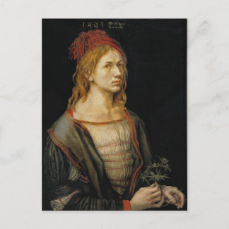 Zelfportret van Albrecht Durer 1493 Briefkaart