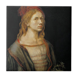 Zelfportret van Albrecht Durer 1493 Tegeltje