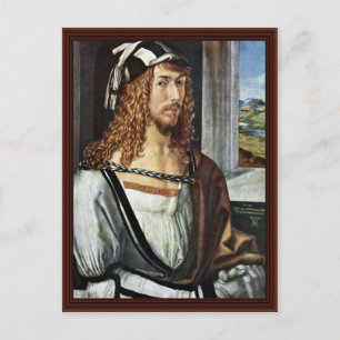 zelfportret van Albrecht Dürer Briefkaart