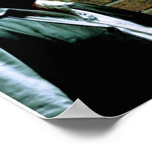 Zelfportret van Bruce AlleyCat Poster (Hoek)