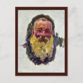 Zelfportret van Claude Monet Briefkaart (Voorkant)