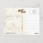 Zelfportret van Da Vinci en anatomische studies Briefkaart (Achterkant)