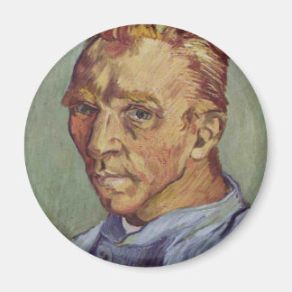Zelfportret van een Beardless Van Gogh, van Van Go Magneet
