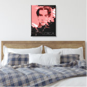 Zelfportret van Garcia Lorca Canvas Afdruk (Insitu (Slaapkamer))