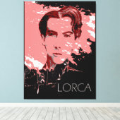 Zelfportret van Garcia Lorca Canvas Afdruk (Insitu (Houten vloer))
