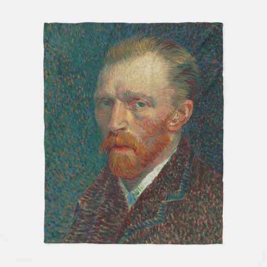 Zelfportret Van Gogh Fleece Deken (Voorkant)