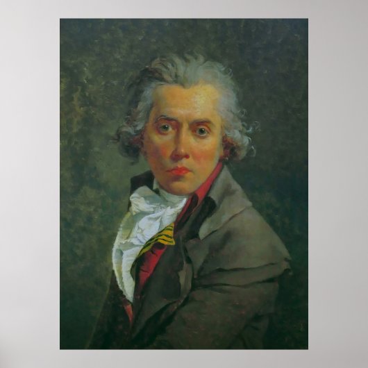 Zelfportret van Jacques-Louis David Poster (Voorkant)