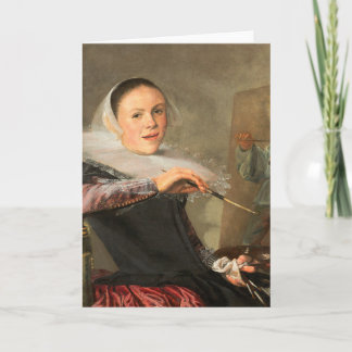 Zelfportret van Judith Jans Leyster Kaart