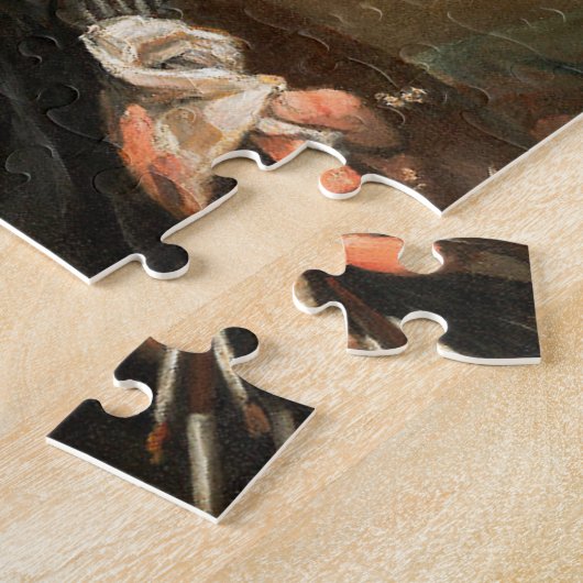 Zelfportret van Judith Leyster Legpuzzel (Zijkant)