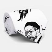 Zelfportret van kunstenaar Carl Larsson 1891 Stropdas (Opgerold)