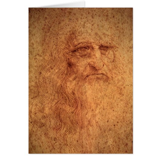 Zelfportret van Leonardo da Vinci, Renaissancekuns (Voorkant)