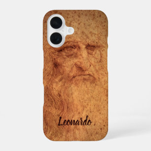 Zelfportret van Leonardo da Vinci, Renaissancekuns iPhone 16 Hoesje