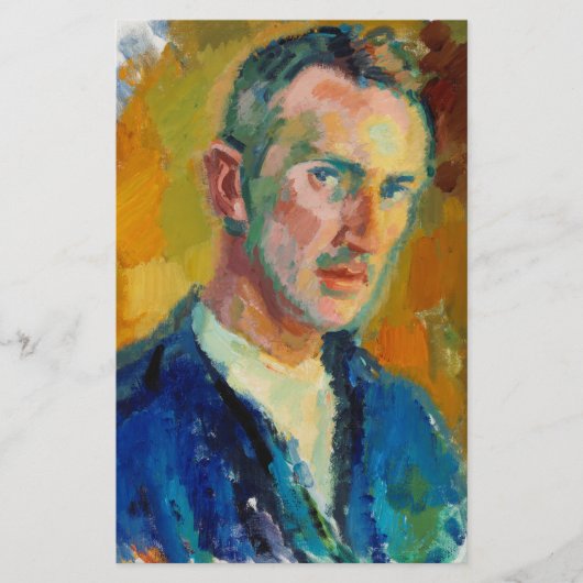 Zelfportret (van Magnus Enckell) Briefpapier (Voorkant)