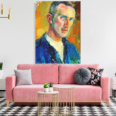 Zelfportret (van Magnus Enckell) Canvas Afdruk (Insitu (Woonkamer))