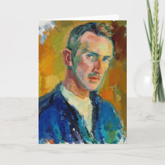 Zelfportret (van Magnus Enckell) Kaart (Voorkant)