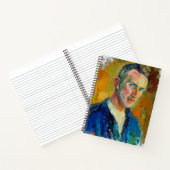 Zelfportret (van Magnus Enckell) Notitieboek (Binnen)