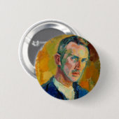 Zelfportret (van Magnus Enckell) Ronde Button 5,7 Cm (Voorkant /achterkant)