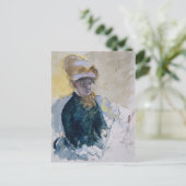 Zelfportret van Mary Cassatt Briefkaart (Staand voorkant)