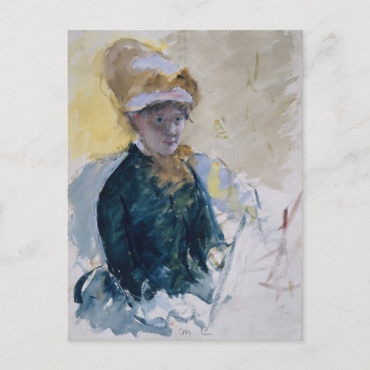 Zelfportret van Mary Cassatt Briefkaart (Voorkant)