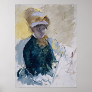 Zelfportret van Mary Cassatt Poster