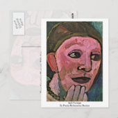 Zelfportret van Paula Modersohn-Becker Briefkaart (Voorkant / Achterkant)