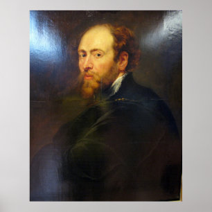 Zelfportret van Peter Paul Rubens Poster