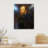Zelfportret van Peter Paul Rubens Poster (Keuken)