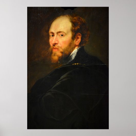 Zelfportret van Peter Paul Rubens Poster (Voorkant)