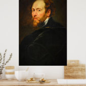 Zelfportret van Peter Paul Rubens Poster (Keuken)