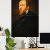 Zelfportret van Peter Paul Rubens Poster (Thuiskantoor)