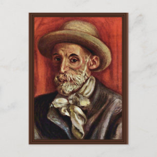 Zelfportret van Pierre-Auguste Renoir Briefkaart