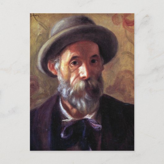 Zelfportret van Pierre Renoir Briefkaart (Voorkant)