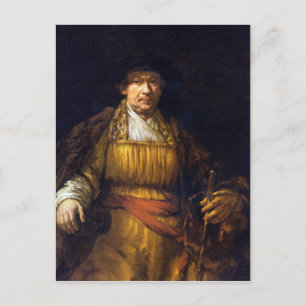 Zelfportret van Rembrandt Harmenszoon van Rijn Briefkaart