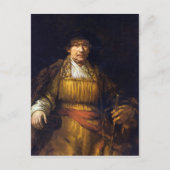 Zelfportret van Rembrandt Harmenszoon van Rijn Briefkaart (Voorkant)