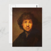 Zelfportret van Rembrandt Harmenszoon van Rijn Briefkaart (Voorkant / Achterkant)