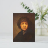 Zelfportret van Rembrandt Harmenszoon van Rijn Briefkaart (Staand voorkant)