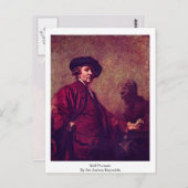 Zelfportret van Sir Joshua Reynolds Briefkaart (Voorkant / Achterkant)