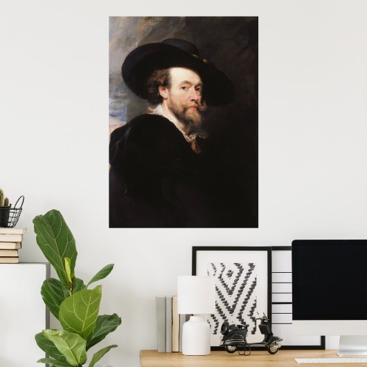 Zelfportret van Sir Peter Paul Rubens Poster (Thuiskantoor)
