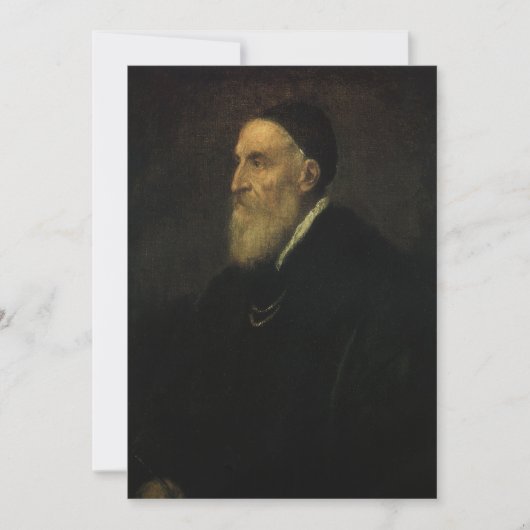Zelfportret van Titiaan,  renaissance Art (Voorkant)
