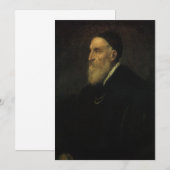 Zelfportret van Titiaan,  renaissance Art (Voorkant / Achterkant)