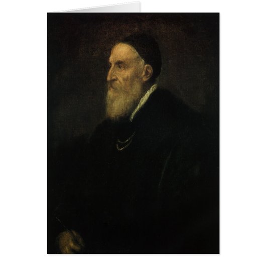 Zelfportret van Titiaan,  renaissance Art (Voorkant)