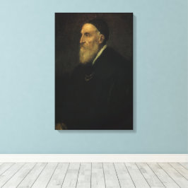 Zelfportret van Titiaan,  renaissance Art Canvas Afdruk